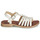 Chaussures Fille Sandales et Nu-pieds GBB BANGKOK Blanc / beige