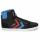 Chaussures Baskets montantes hummel TEN STAR HIGH CANVAS Noir / Bleu / Rouge