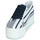 Chaussures Femme Baskets basses Superga 2790 COT MULTI STRIPE W Blanc